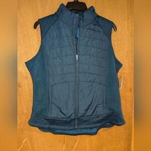 NWT Teal Blue Quilted Vest